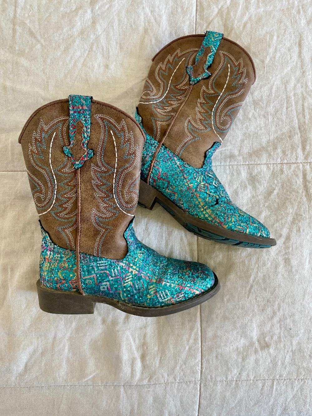 Roper Blue Southwest Glitter size 13
